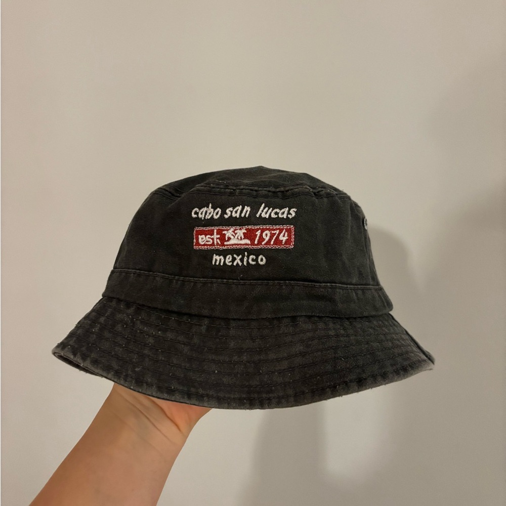 Black Cabo San Lucas Bucket Hat